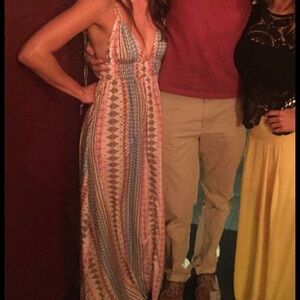 Lulu's Multicolor Maxi Dress